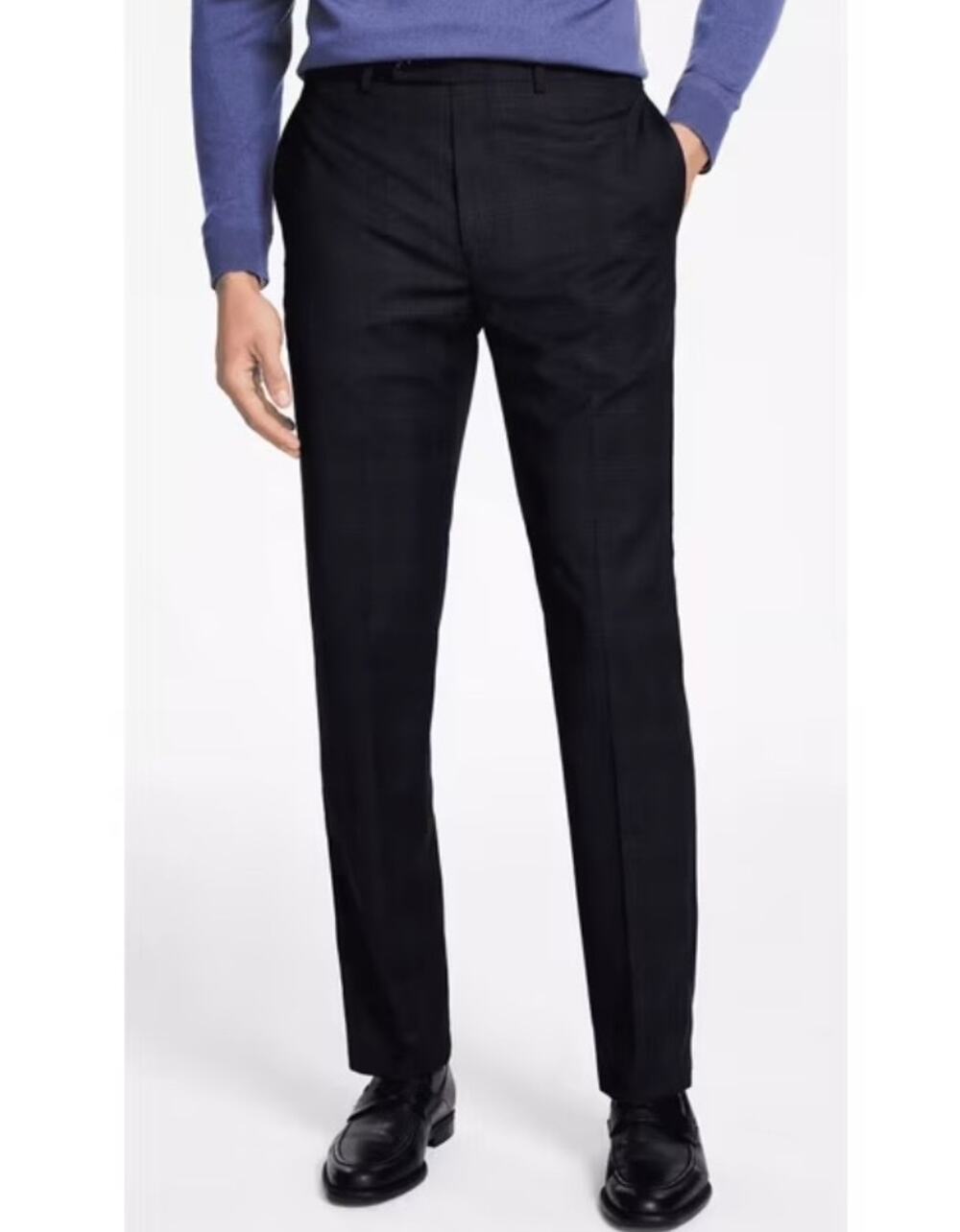 NWT Calvin Klein X Slim Fit Dress Pants – Black/Blue, Men's 40W x 32L